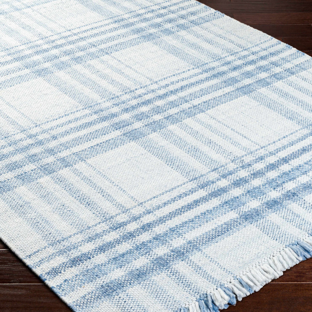 Inara Blue Plaid Area Rug