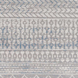Tambac Blue & Gray Washable Area Rug - Clearance