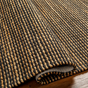 Riki Black Area Rug