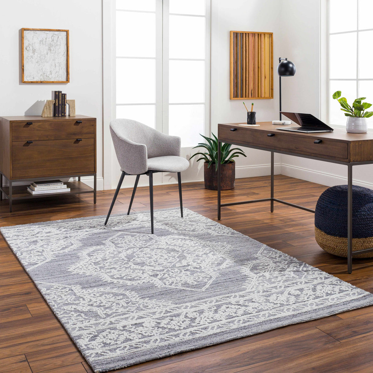Denae Blue Area Rug - Clearance