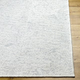 Isako Cream & Gray Solid Washable Area Rug - Clearance