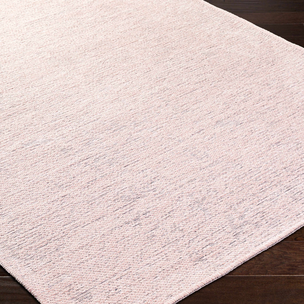 Isako Dusty Pink Solid Washable Area Rug - Clearance