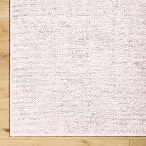 Isako Dusty Pink Solid Washable Area Rug - Clearance