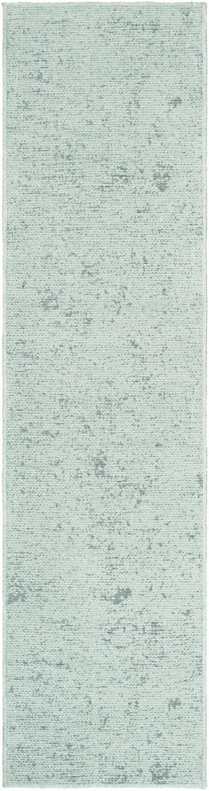 Isako Seafoam Solid Washable Area Rug - Clearance