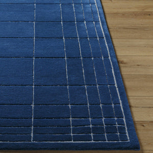 Sedna Navy Wool Area Rug