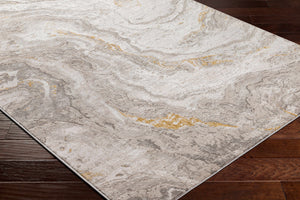 Akins Beige Marble Rug - Clearance