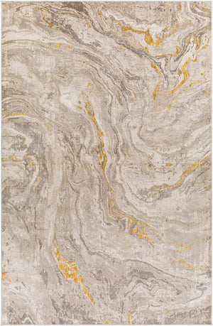 Akins Beige Marble Rug - Clearance