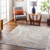 Akins Beige Marble Rug - Clearance