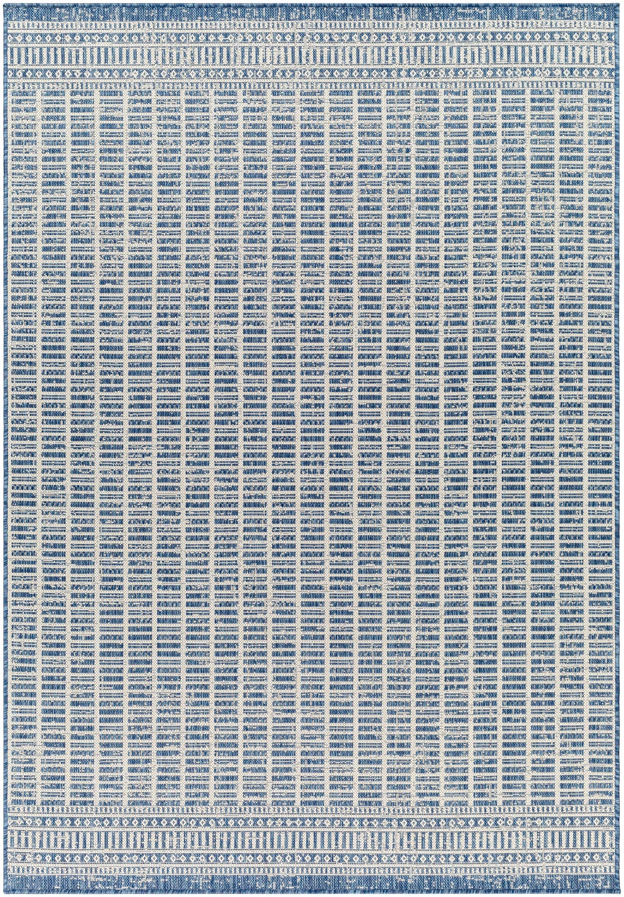 Amena Blue Outdoor Area Rug - Clearance