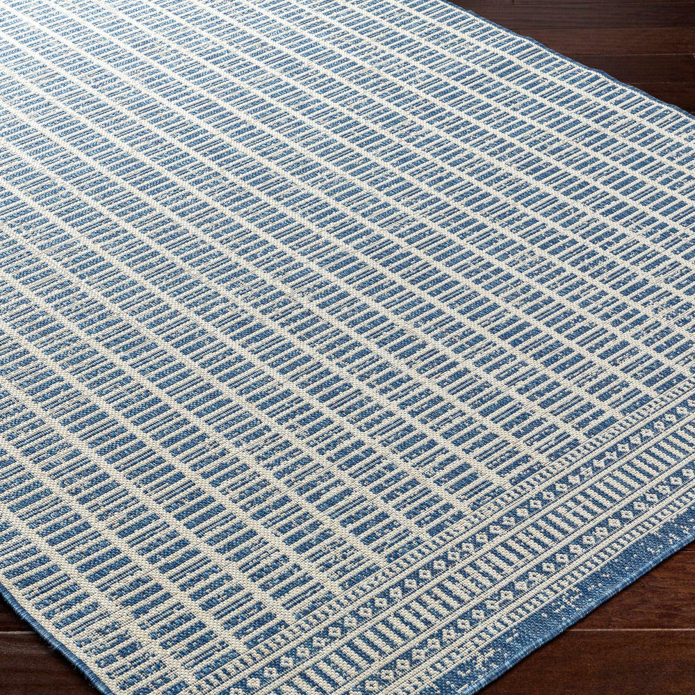 Amena Blue Outdoor Area Rug - Clearance