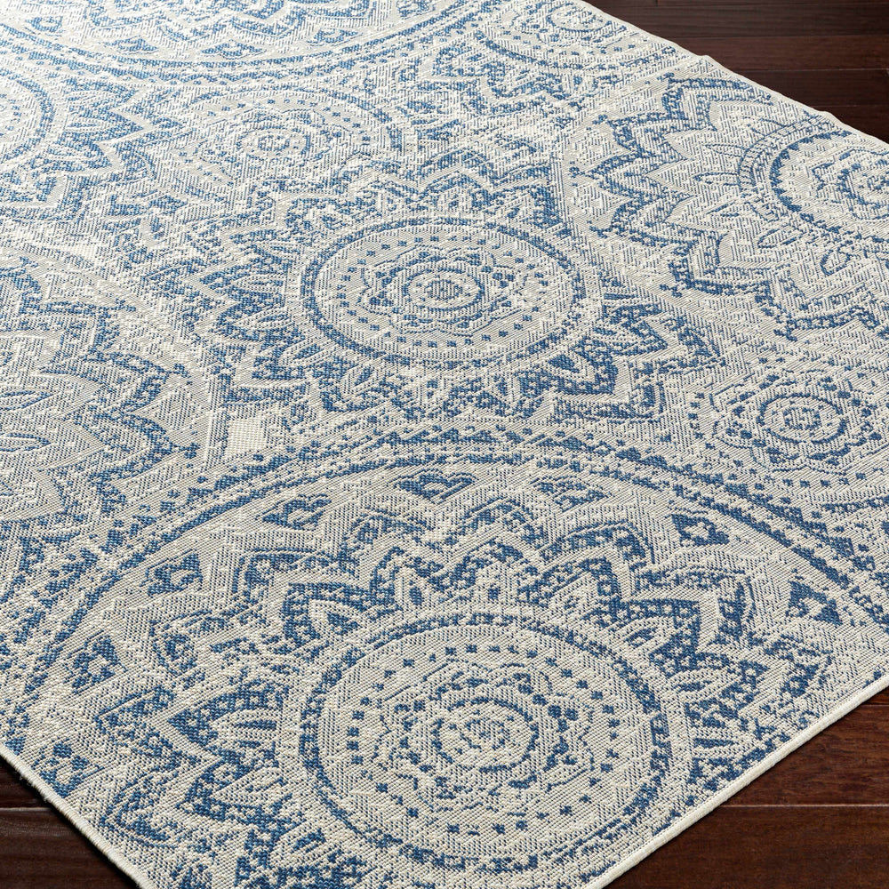 Ayala Blue Durable Rug