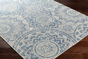Ayala Blue Durable Rug