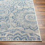 Ayala Blue Durable Rug