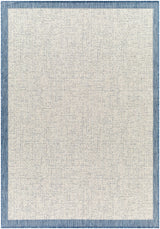 Demas Blue & Cream Area Rug - Clearance