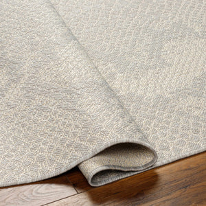 Estee Cream Snake-Patterned Area Rug - Clearance