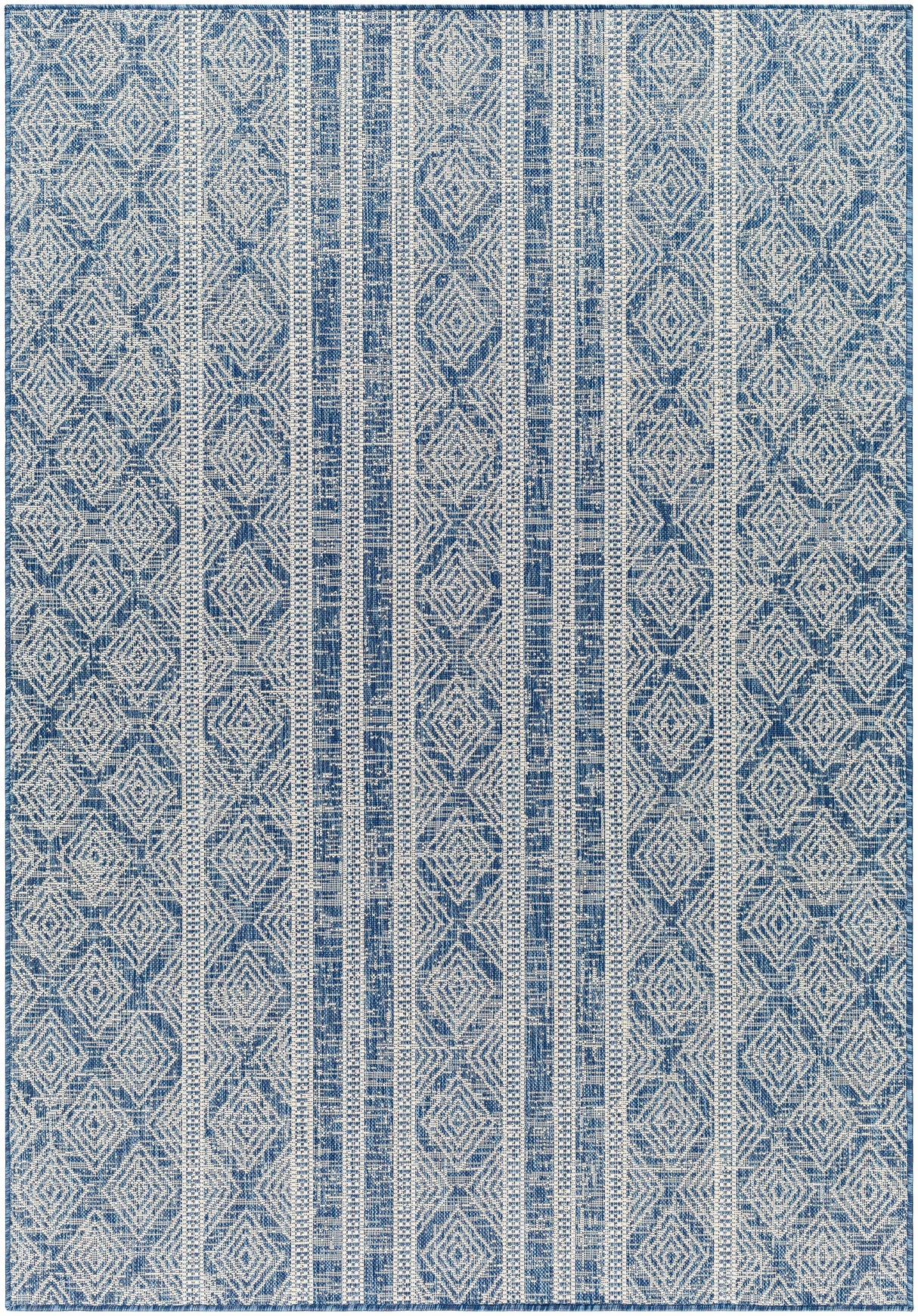 Gavin Blue Durable Outdoor Rug - Clearance