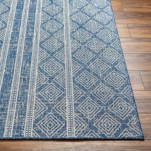 Gavin Blue Durable Outdoor Rug - Clearance