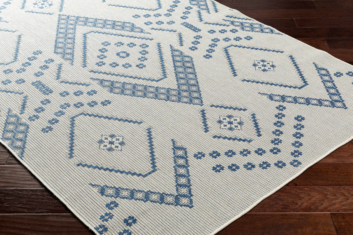 Helga Blue Area Rug - Clearance