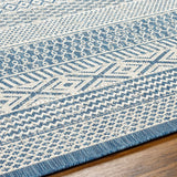 Humla Blue Aztec Area Rug - Clearance