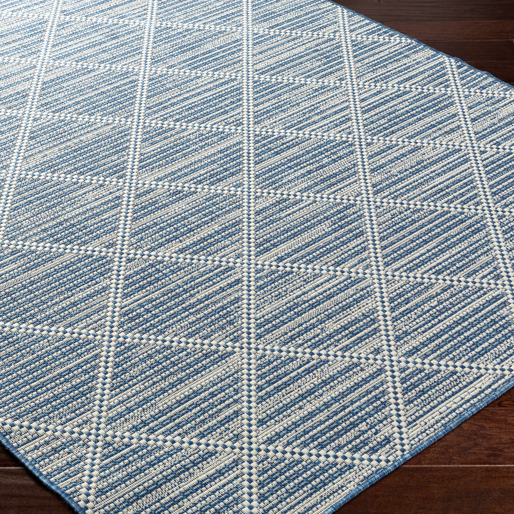 Ivora Blue Outdoor Area Rug - Clearance