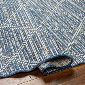 Ivora Blue Outdoor Area Rug - Clearance