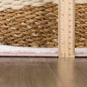 Kandos Blush & Light Pink Traditional Area Rug