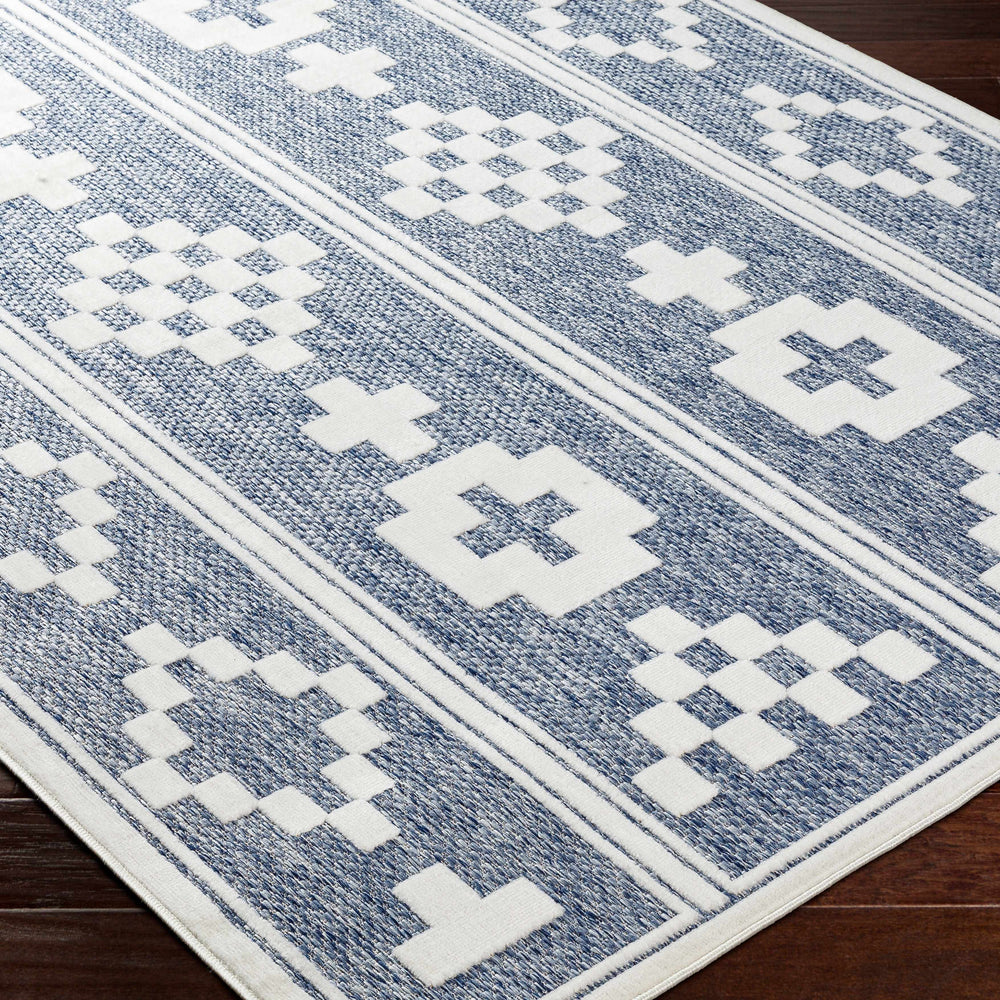 Hiro Blue Outdoor Rug - Clearance