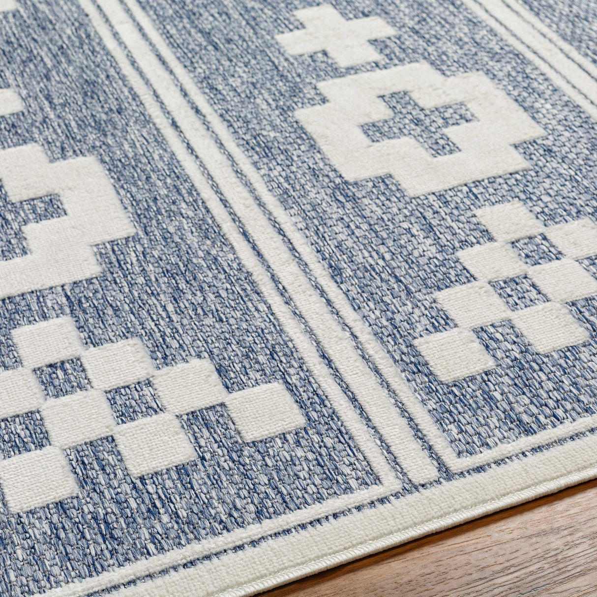 Hiro Blue Outdoor Rug - Clearance