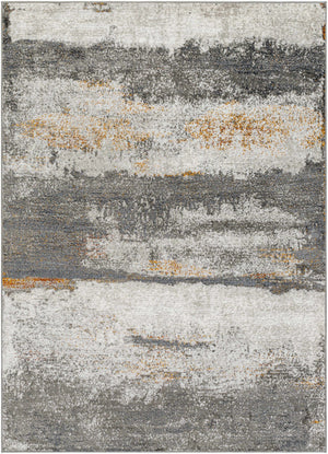 Adam Gray Abstract Area Rug - Clearance