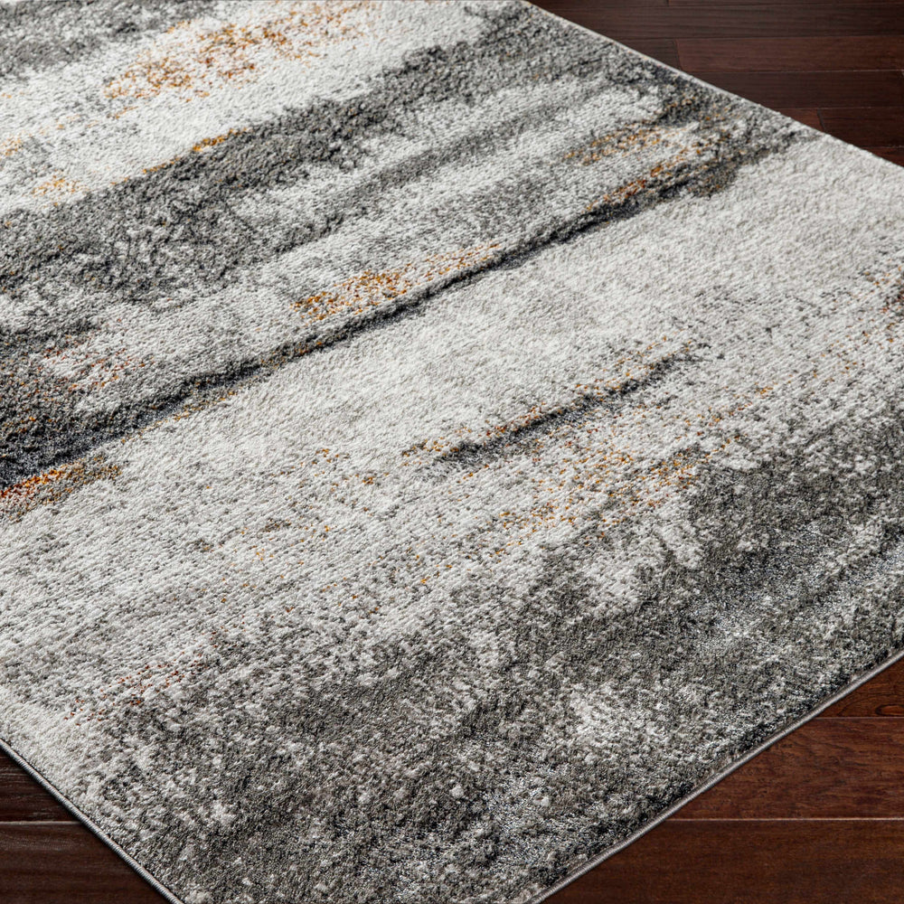 Adam Gray Abstract Area Rug - Clearance