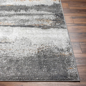 Adam Gray Abstract Area Rug - Clearance