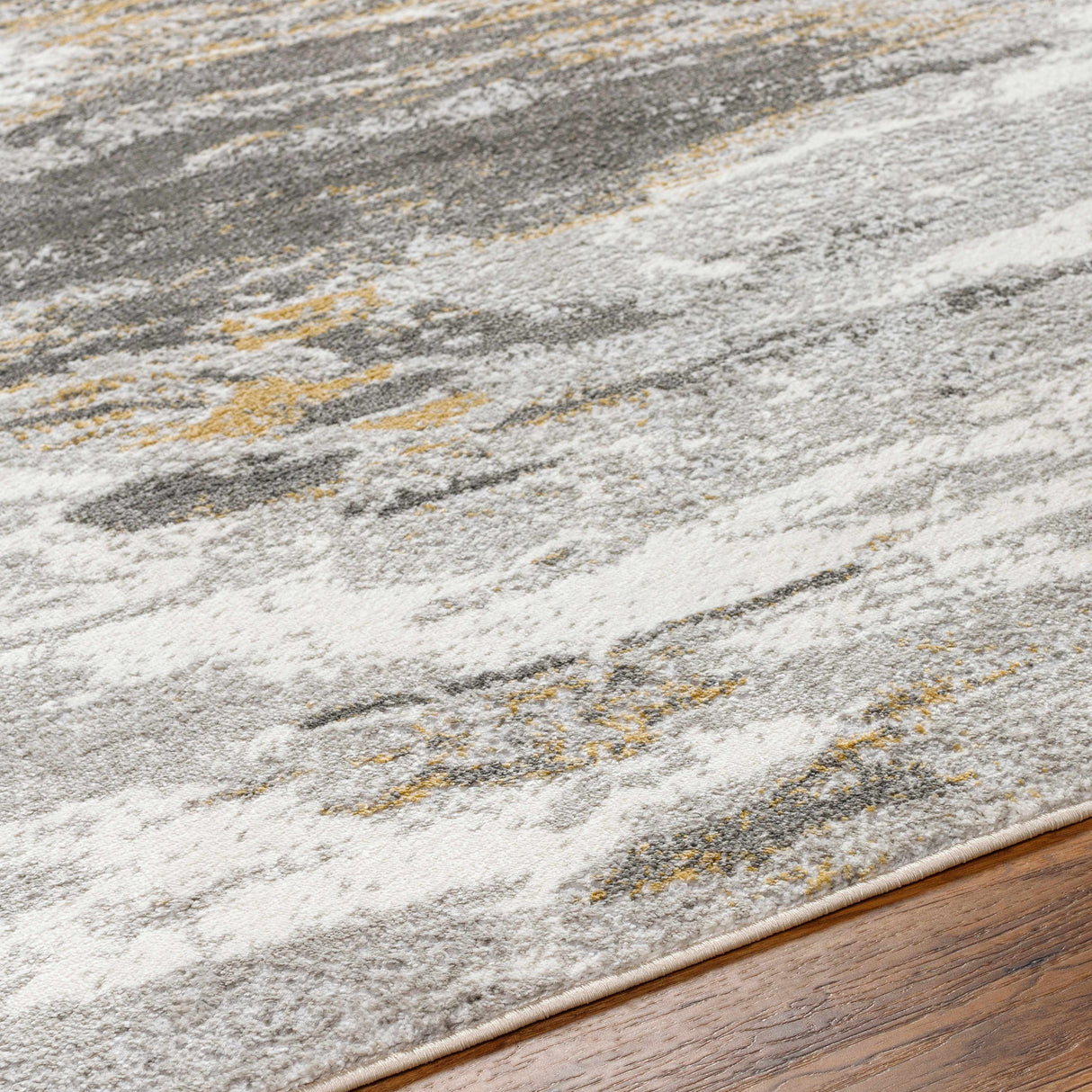 Derex Abstract Gray Rug