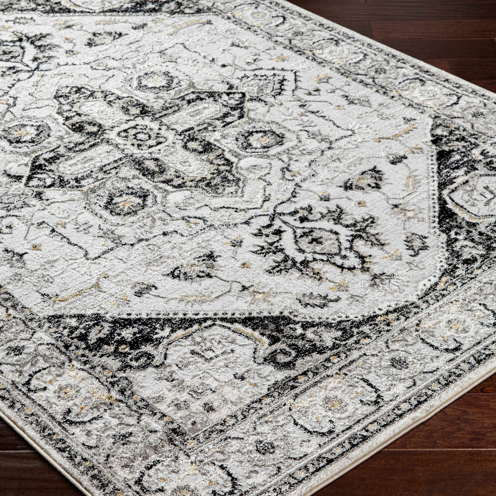 Gauri Gray Medallion Area Rug - Clearance