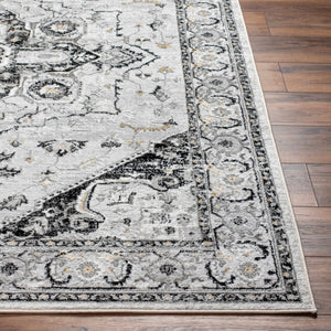 Gauri Gray Medallion Area Rug - Clearance