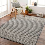 Beige Blue Dekel Area Rug - Clearance