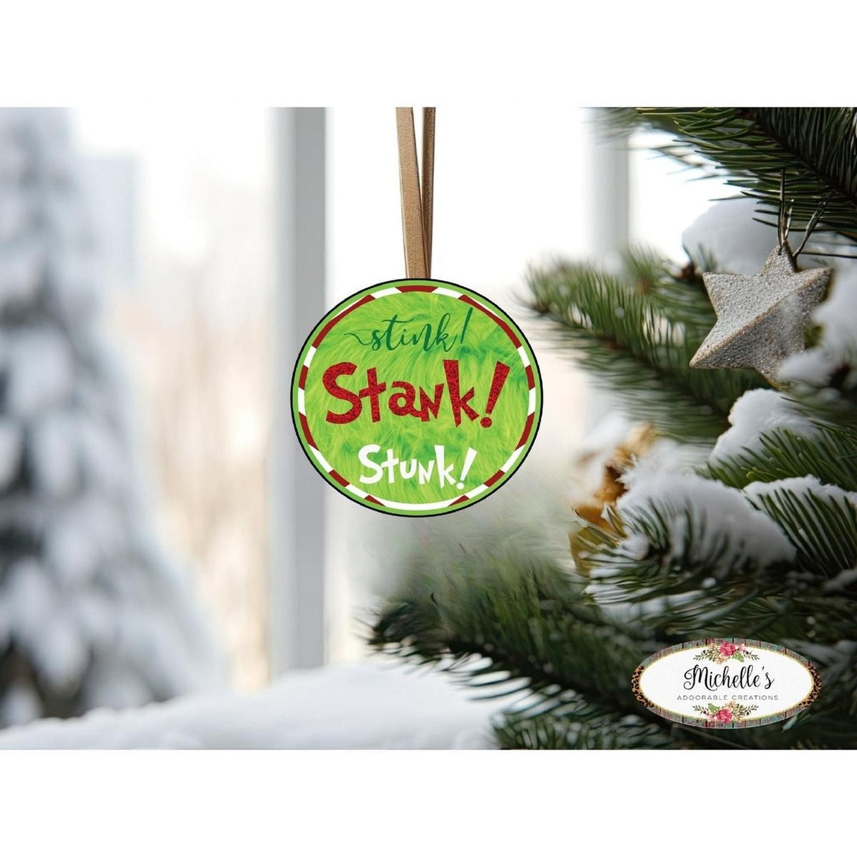 Stink Stank Stunk Christmas Sign