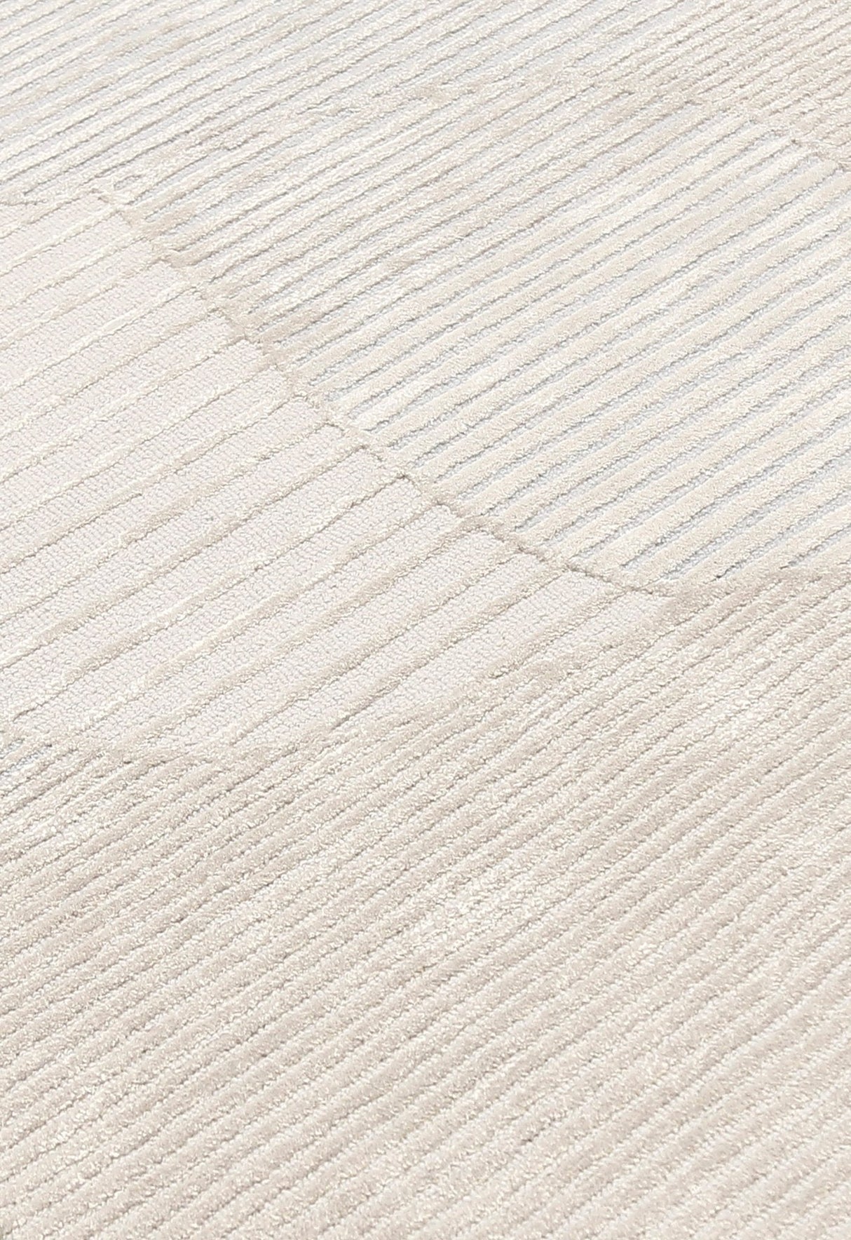 Stone Modern Silver and Beige Ripple Hand Tufted 5x7 Wool Rug