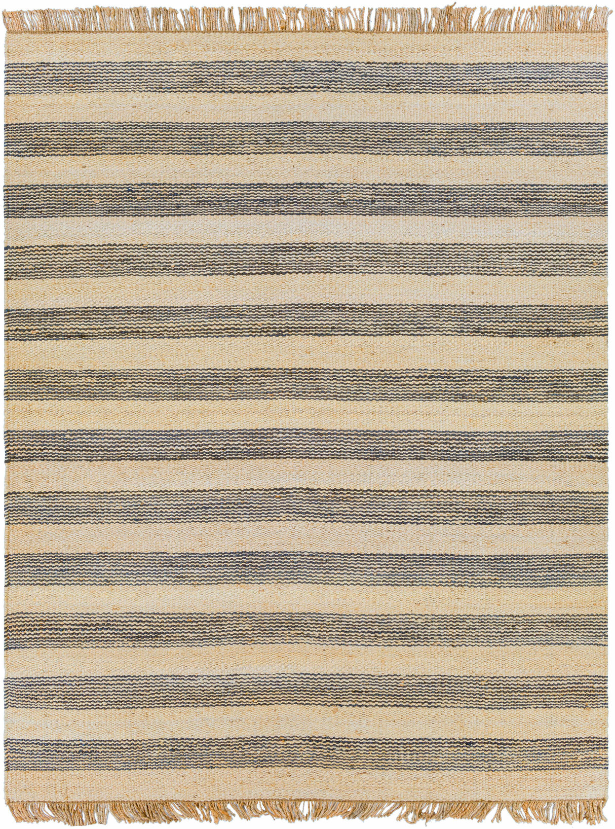 Stapleford Striped Jute Carpet - Clearance