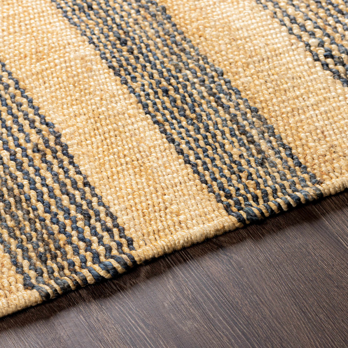Stapleford Striped Jute Carpet - Clearance