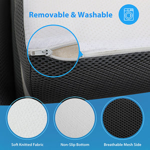 Hollyhock - 3" Twin Tri-Fold Memory Foam Topper