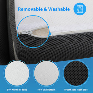 Hollyhock - 4" Twin Tri-Fold Memory Foam Topper
