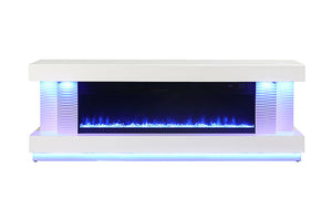 Peseux - 71" TV Stand w/ Electric Fire Place