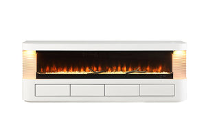 Luken - 71" TV Stand w/ Electric Fire Place