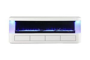 Luken - 71" TV Stand w/ Electric Fire Place