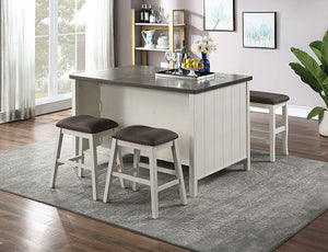 Heidelberg - 4 Pc Counter Ht Table Set w/ Bench