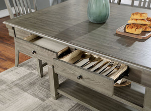 Anaya - 7 Pc Counter Ht Table Set