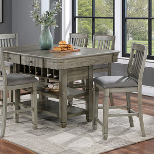 Anaya - 7 Pc Counter Ht Table Set