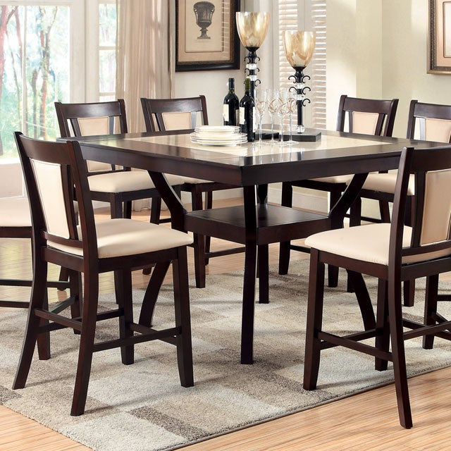 Brent - 7 Pc Counter Ht Table Set
