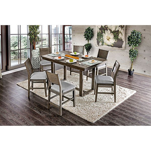 Anton - 7 Pc Counter Ht Table Set