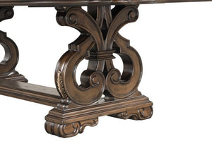 Leovanni - 9 Pc Dining Table Set